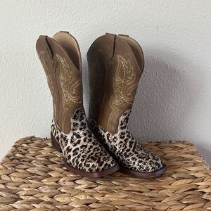 Leopard Print Cowboy Boots